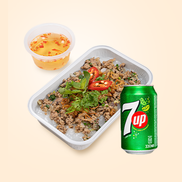 Savoury Steamed rice cake and Drink <br ><strong>Price: 95,000 VND</strong>