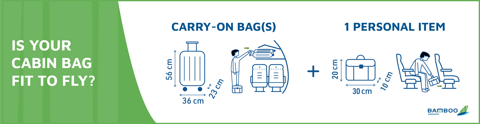 Carry on Baggage BAV United Kingdom Bamboo Airways