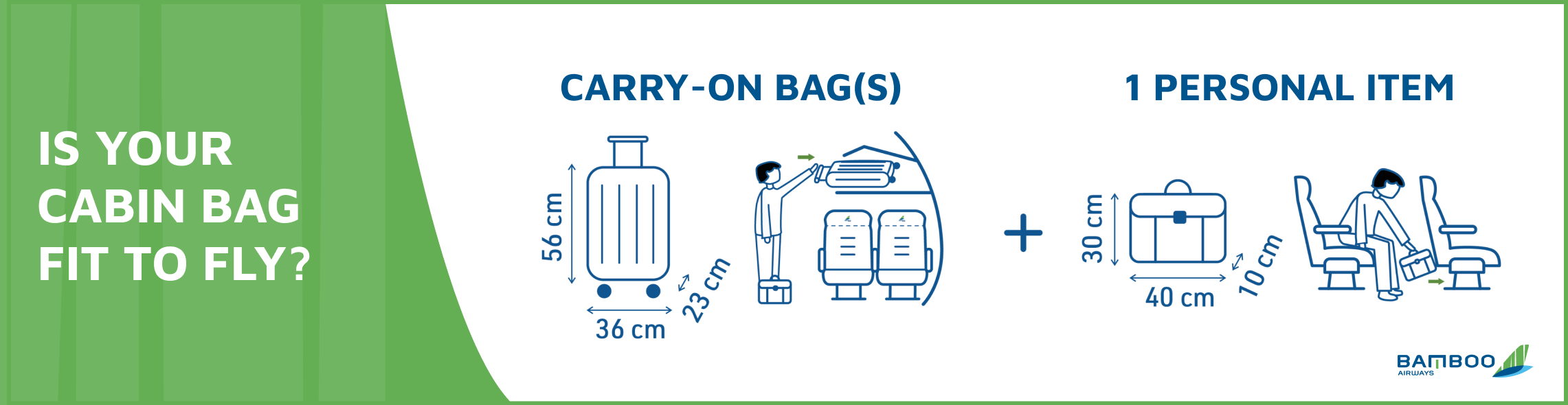 Cabin size cheap luggage cm