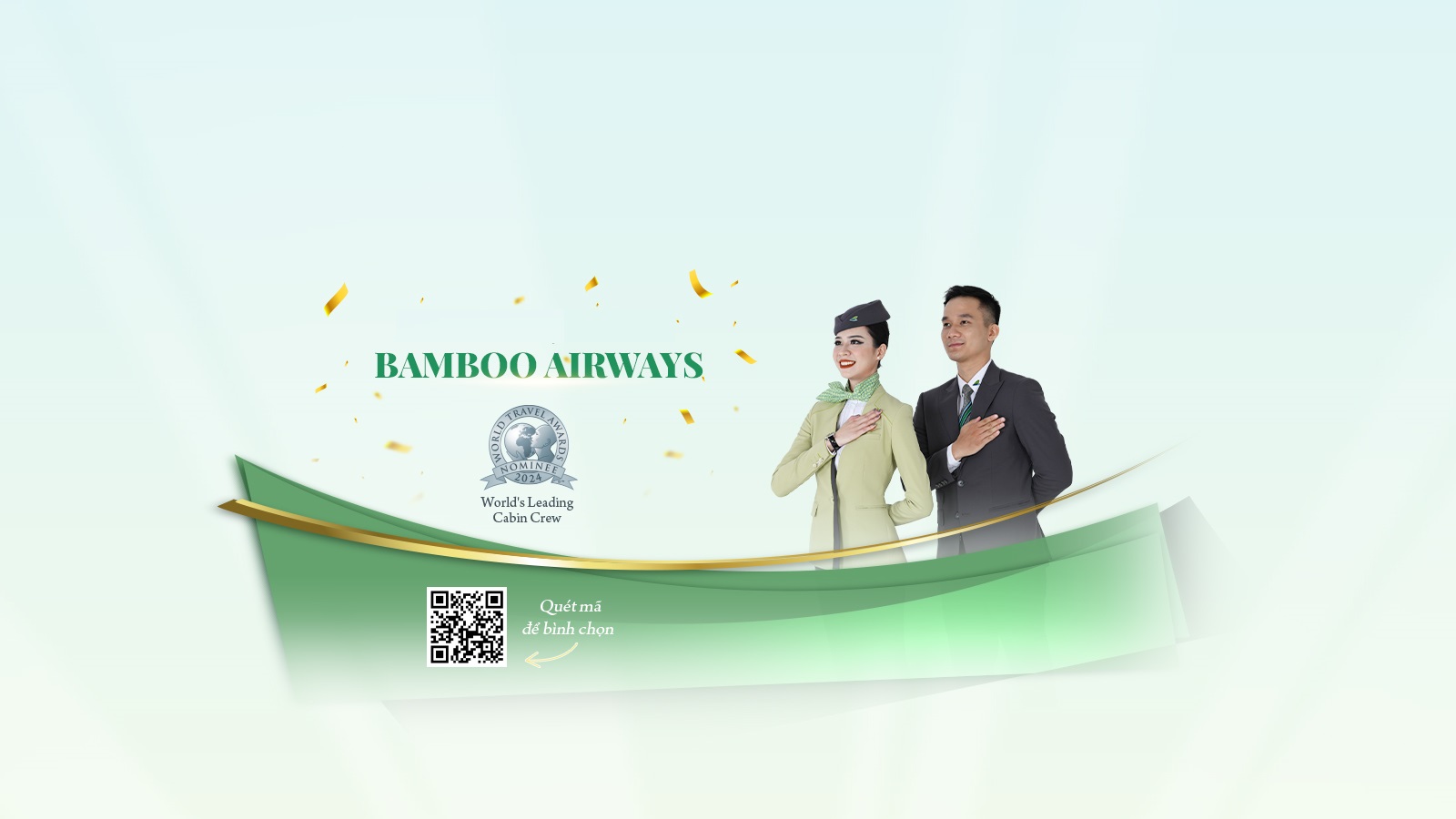 Bình chọn cho Bamboo Airways tại giải thưởng World Travel Awards 2024